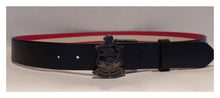 Load image into Gallery viewer, Kappa Alpha Psi Black Belt and Smoke Gray Buckle Combination