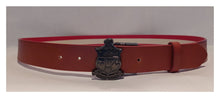 Load image into Gallery viewer, Kappa Alpha Psi Tan Belt and Smoke Gray Buckle Combination