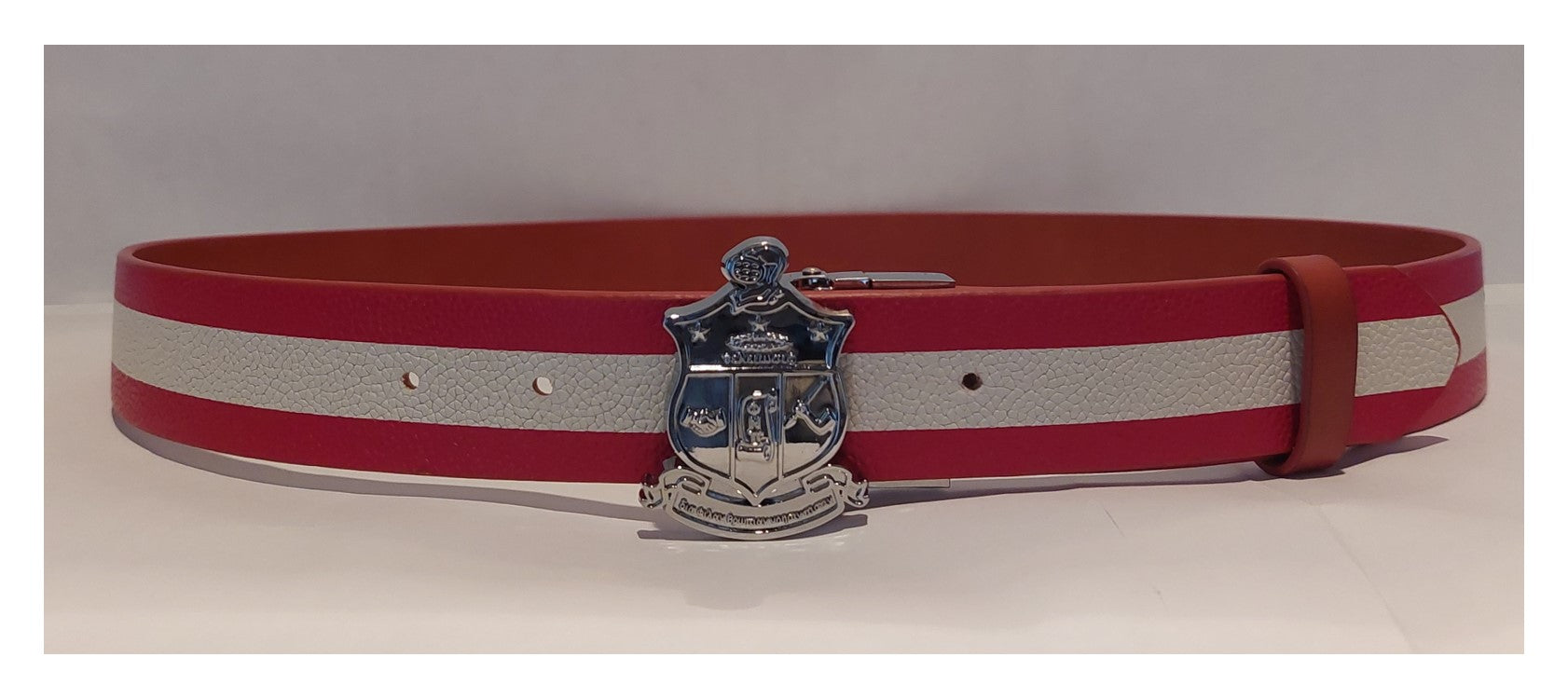Kappa Alpha Psi Belt and Silver Buckle Combination The Kappa Kouture by and S Enterprises